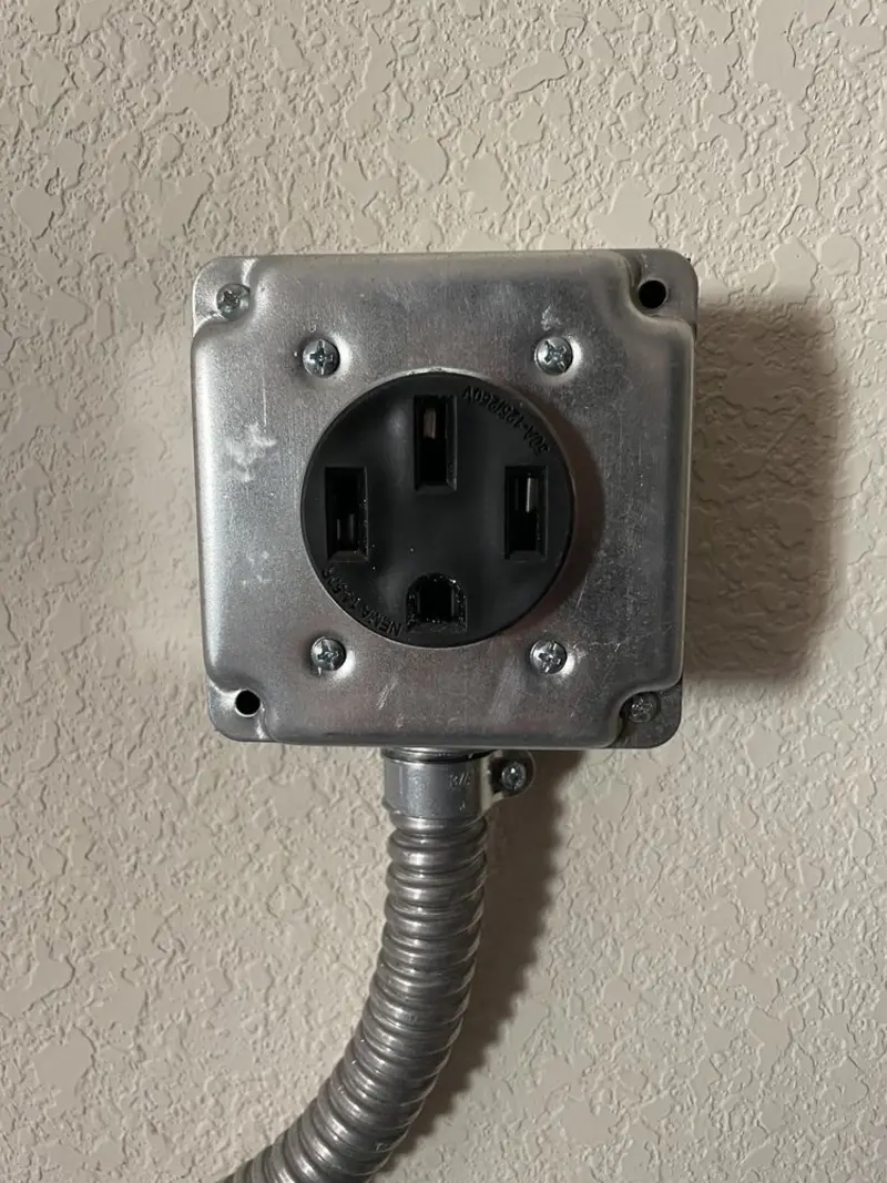 NEMA 14-50 outlet installed for Smart Home Electrical in La Vergne
